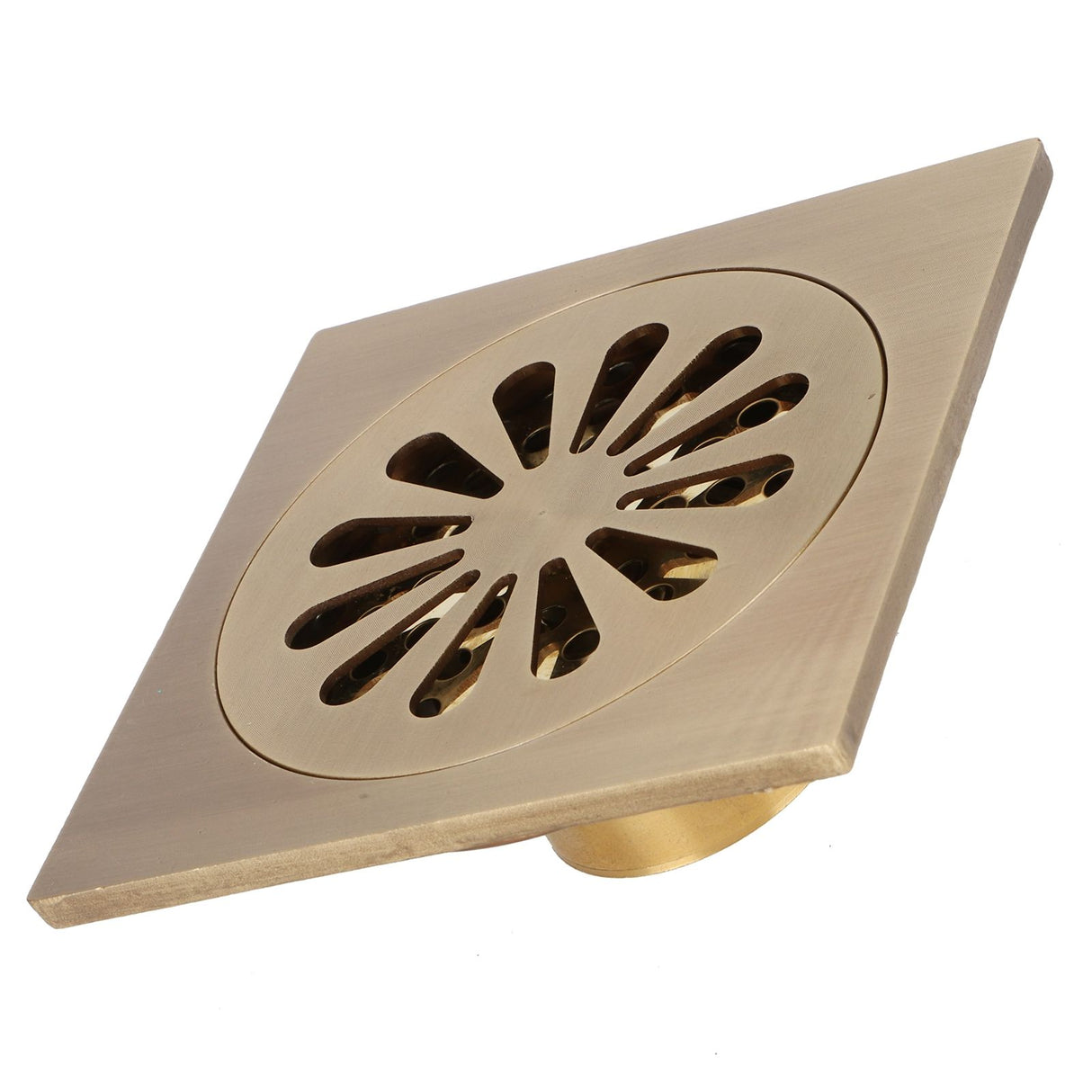 Floor Drain Set European Style Antique Copper Shower Drain Bathroom Toilet Accessory