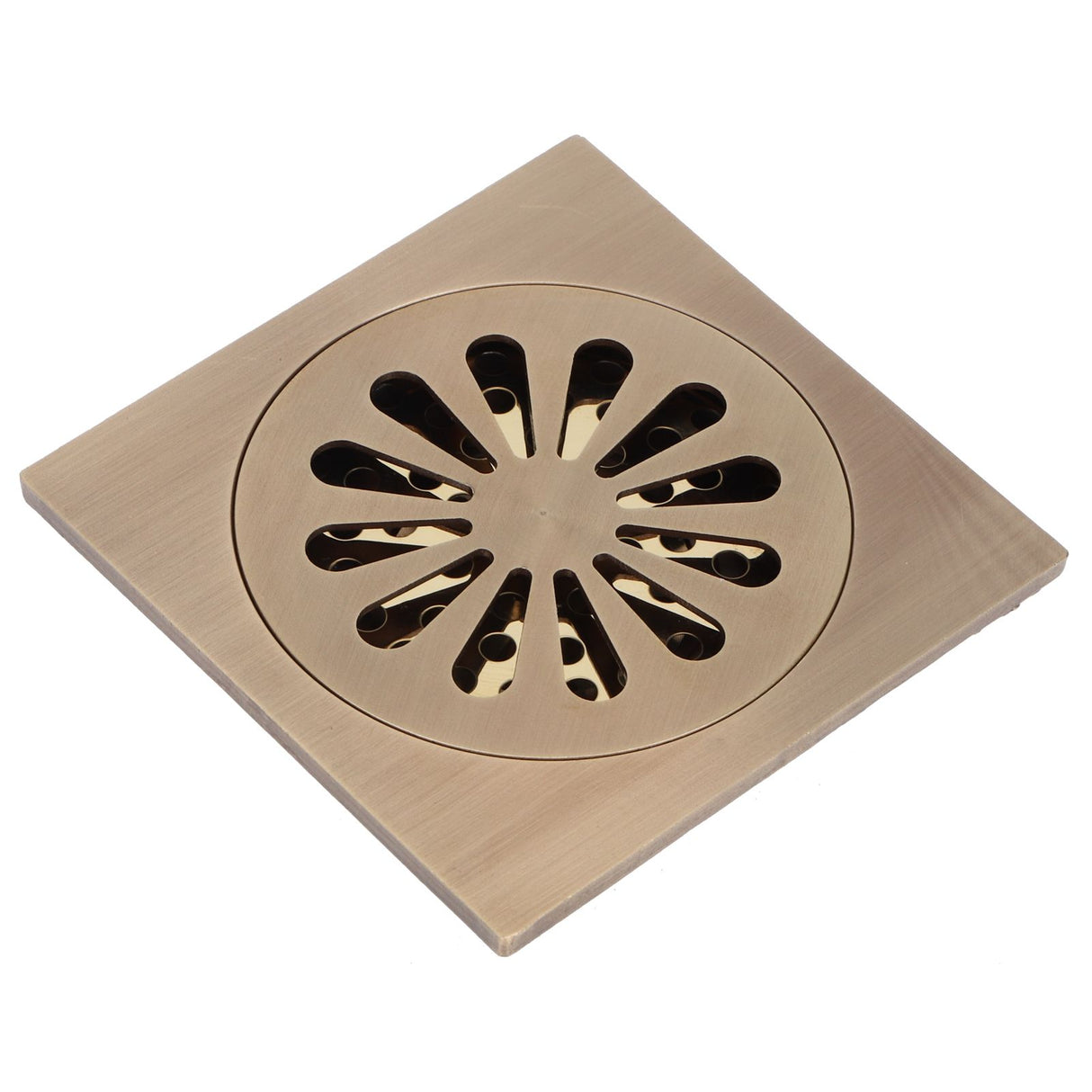 Floor Drain Set European Style Antique Copper Shower Drain Bathroom Toilet Accessory