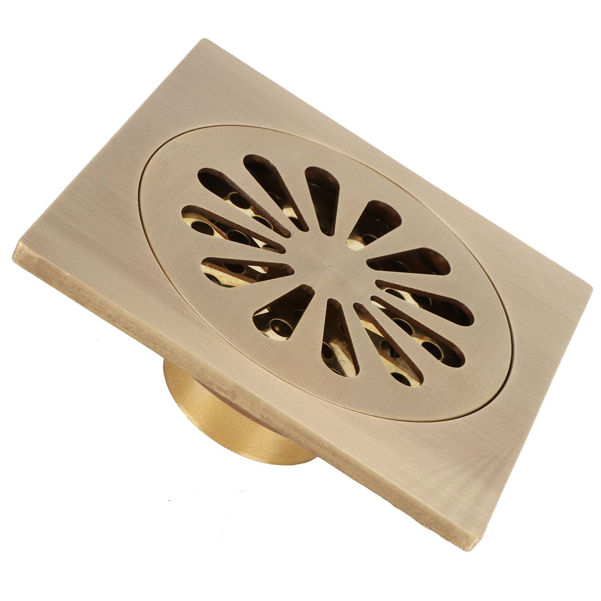 Floor Drain Set European Style Antique Copper Shower Drain Bathroom Toilet Accessory