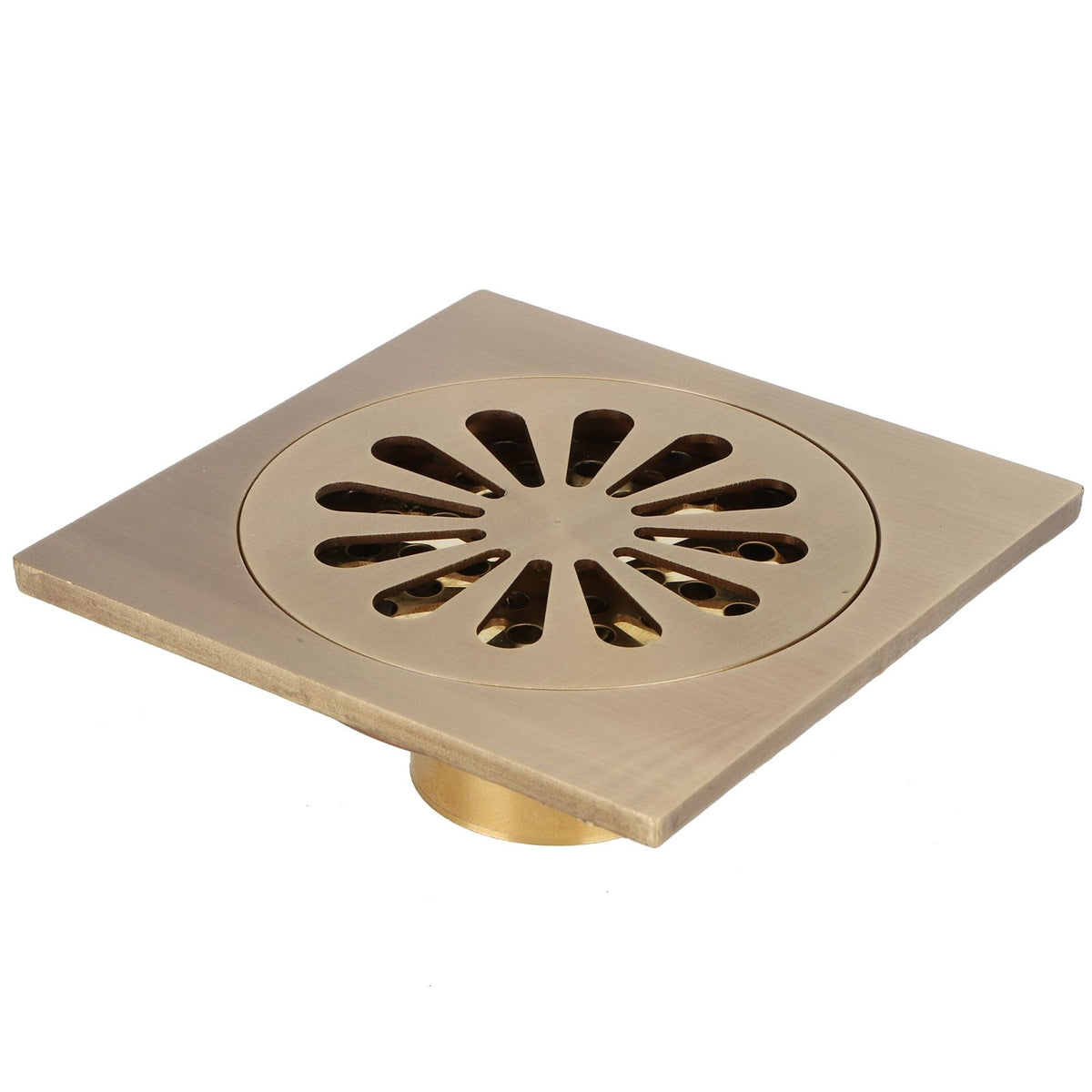 Floor Drain Set European Style Antique Copper Shower Drain Bathroom Toilet Accessory