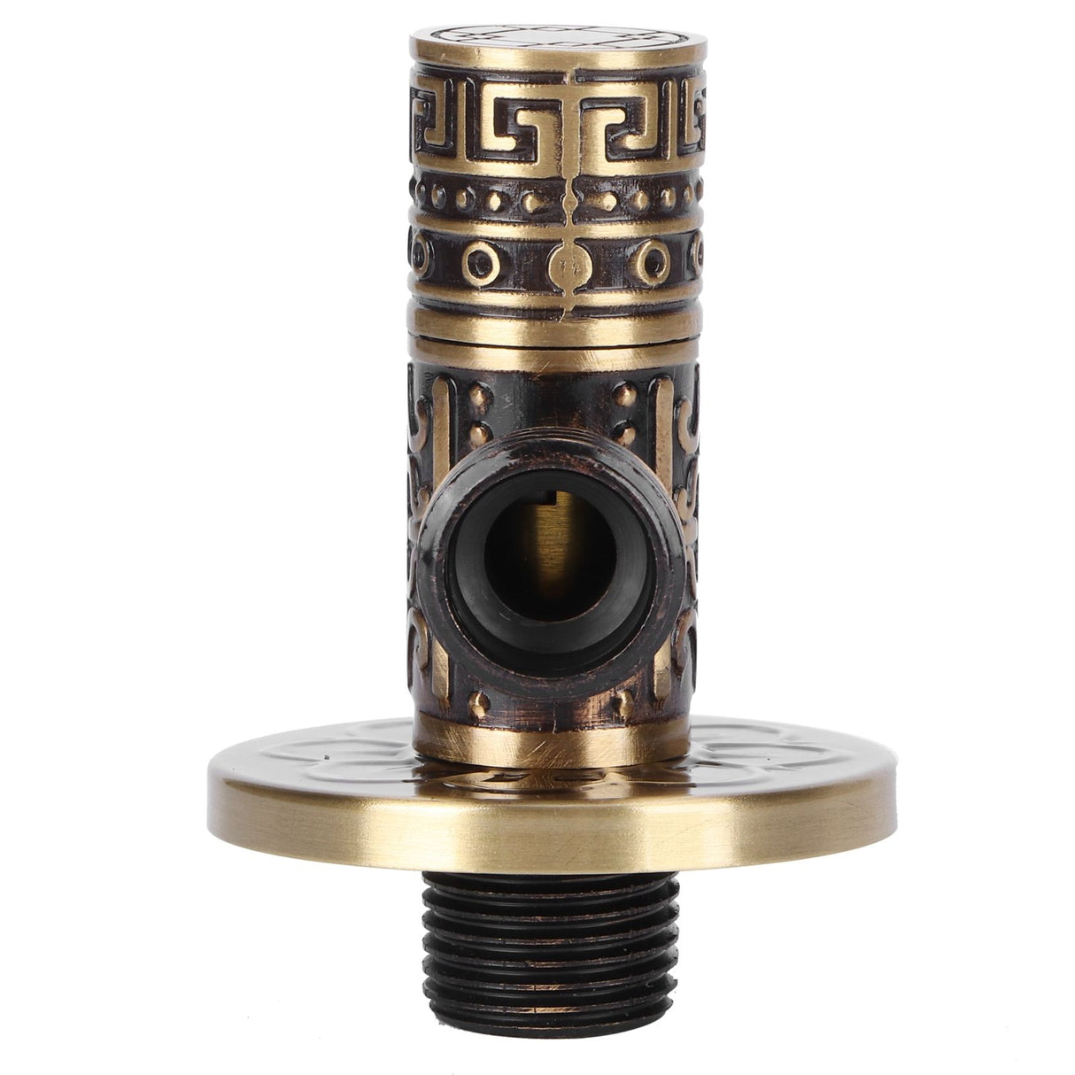 G1/2 External Thread Faucet Angle Valve Thickening Retro Brass Water Stop Valve Faucet Fittings