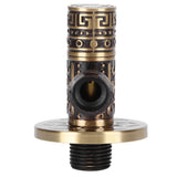 G1/2 External Thread Faucet Angle Valve Thickening Retro Brass Water Stop Valve Faucet Fittings