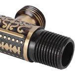 G1/2 External Thread Faucet Angle Valve Thickening Retro Brass Water Stop Valve Faucet Fittings - Extra Image