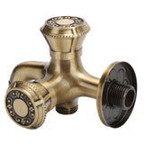 G1/2 Wall Mounted Laundry Bathroom Washing Machine Water Faucet Hot and Cold Water Tap