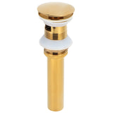 Bathroom Sink Drain Anti Clog Basin Brass Bounce Draining Stopper Bathroom AccessoryWith Hole