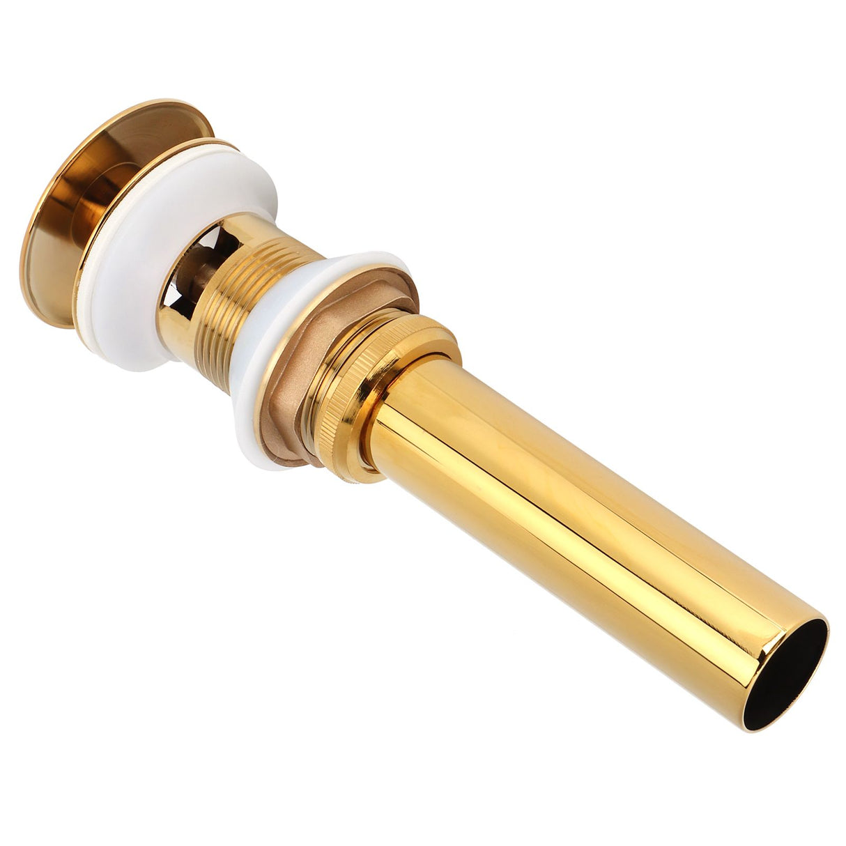 Bathroom Sink Drain Anti Clog Basin Brass Bounce Draining Stopper Bathroom AccessoryWith Hole
