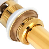 Bathroom Sink Drain Anti Clog Basin Brass Bounce Draining Stopper Bathroom AccessoryWith Hole - Extra Image