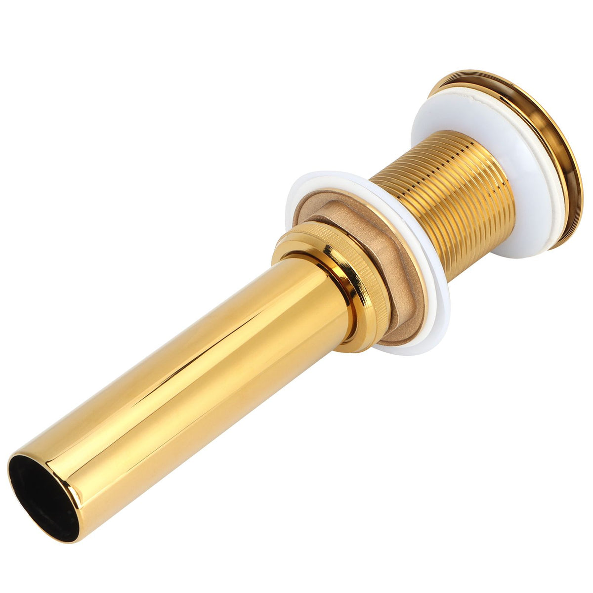 Bathroom Sink Drain Anti Clog Basin Brass Bounce Draining Stopper Bathroom AccessoryWithout Hole