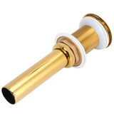 Bathroom Sink Drain Anti Clog Basin Brass Bounce Draining Stopper Bathroom AccessoryWithout Hole