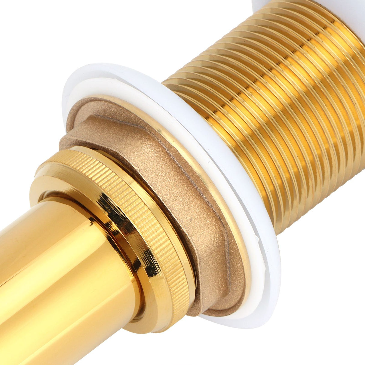 Bathroom Sink Drain Anti Clog Basin Brass Bounce Draining Stopper Bathroom AccessoryWithout Hole