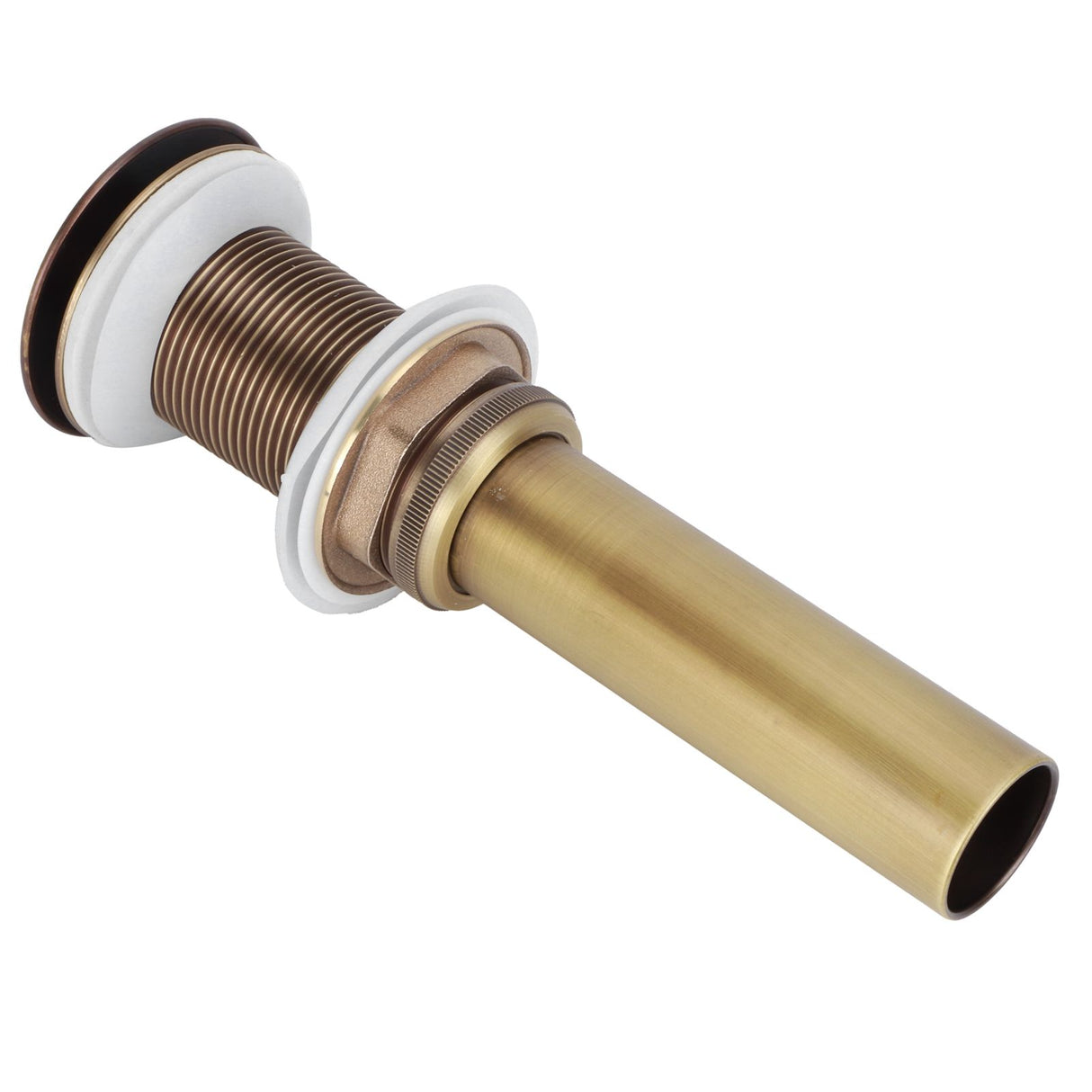 Brass Popup Drain Stopper Bathroom Basin Sink Draining Without Overflow AccessoryAntique Big Bouncing Without Hole
