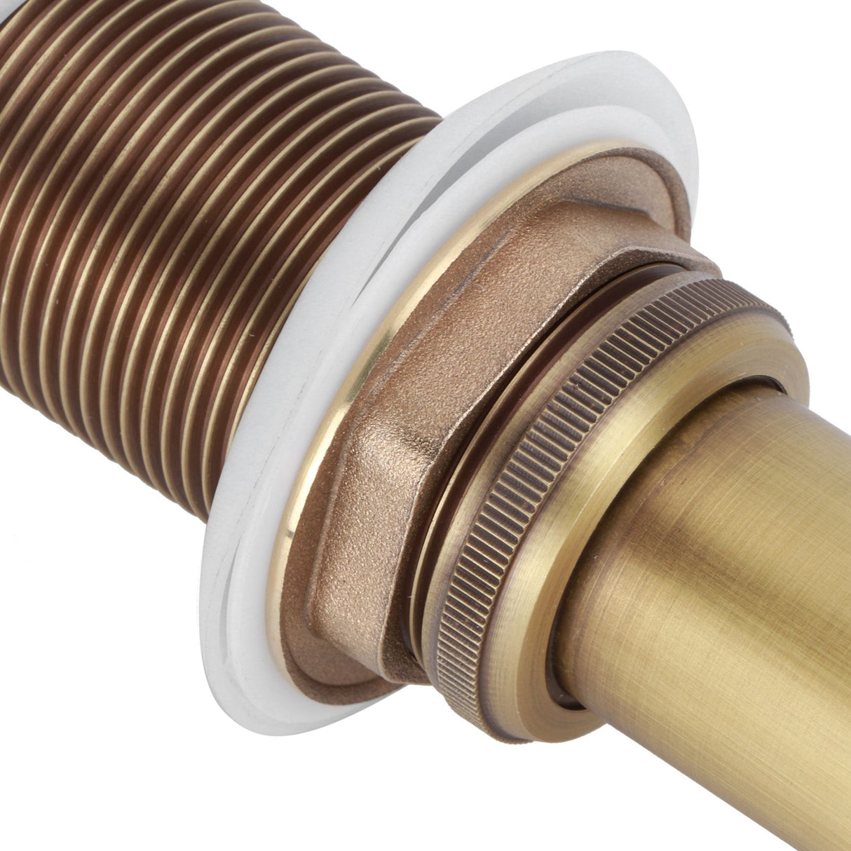 Brass Popup Drain Stopper Bathroom Basin Sink Draining Without Overflow AccessoryAntique Big Bouncing Without Hole