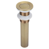 Brass Basin Sink Drain without Overflow Kitchen Bathroom Draining Stopper Accessorieswithout Hole - 45-Degree Angle
