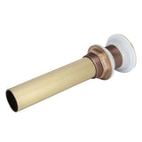 Sink Drain NonOverflow AntiClog Bathroom Wash Basin Drainer Stopper Accessory Antique(Flap without Hole )
