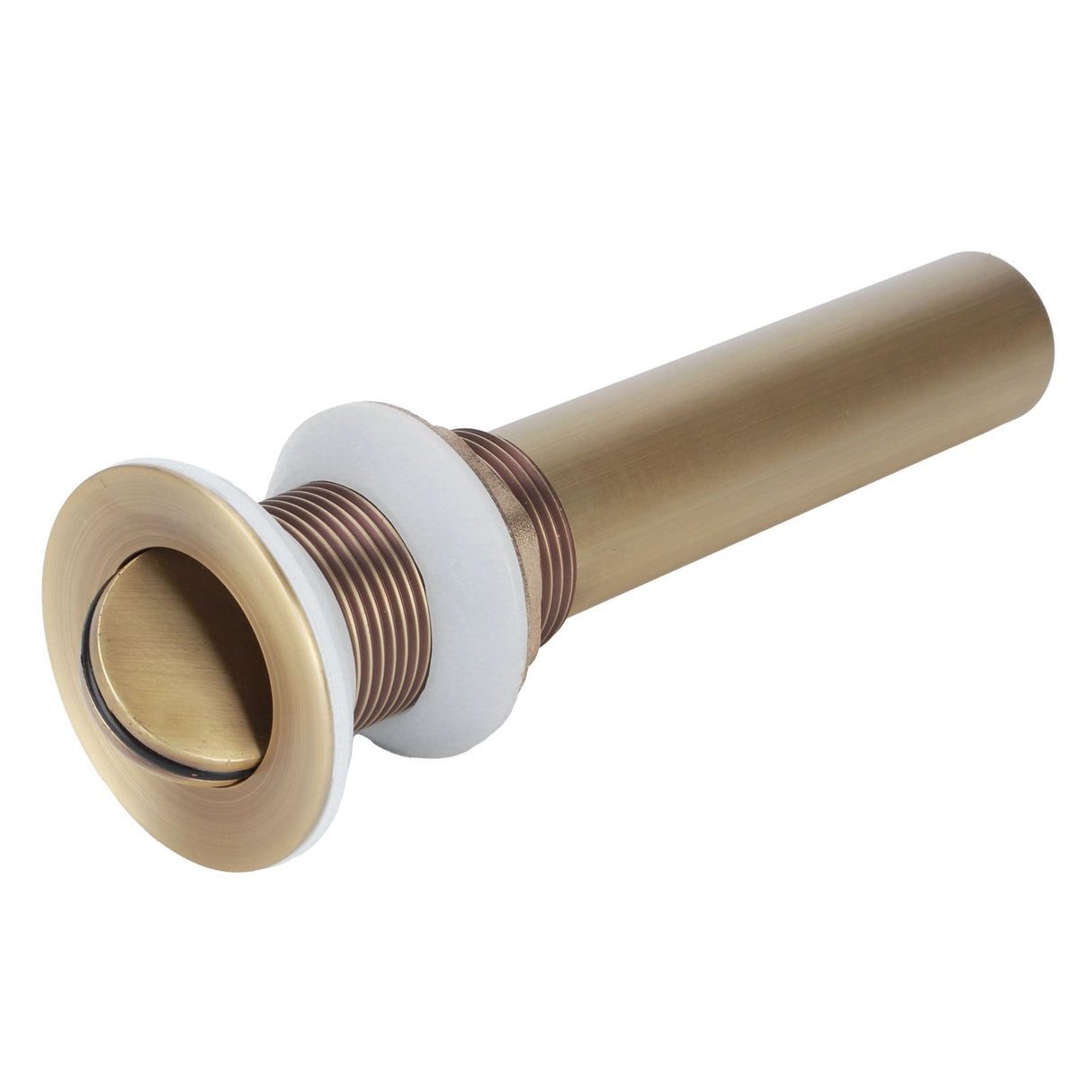 Sink Drain NonOverflow AntiClog Bathroom Wash Basin Drainer Stopper Accessory Antique(Flap without Hole )