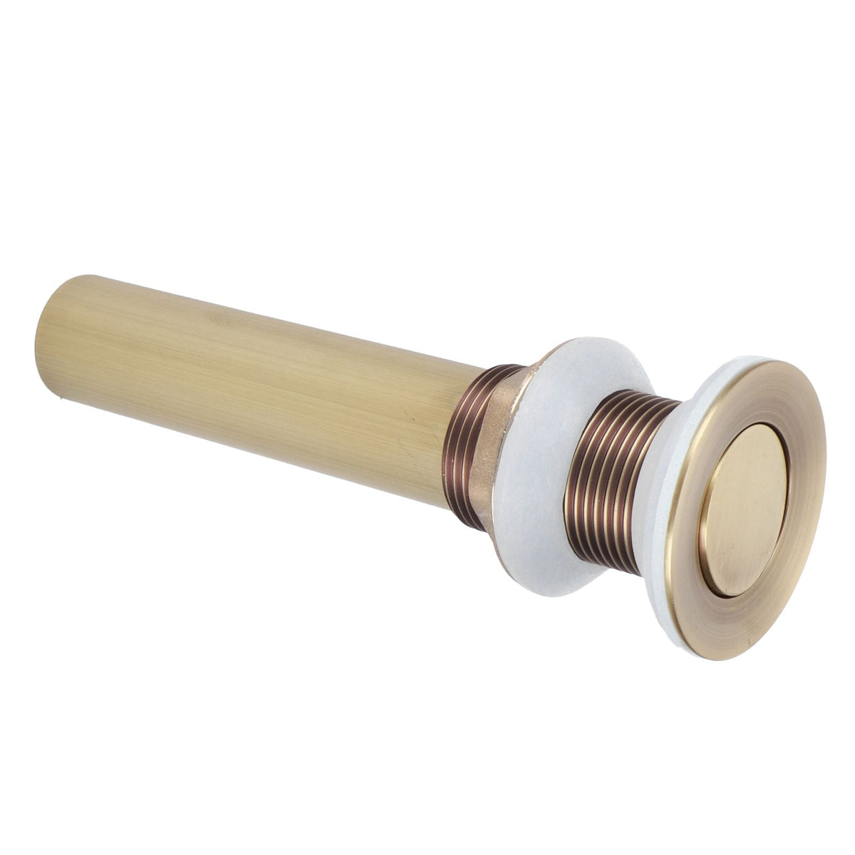 Sink Drain NonOverflow AntiClog Bathroom Wash Basin Drainer Stopper Accessory Antique(Flap without Hole )