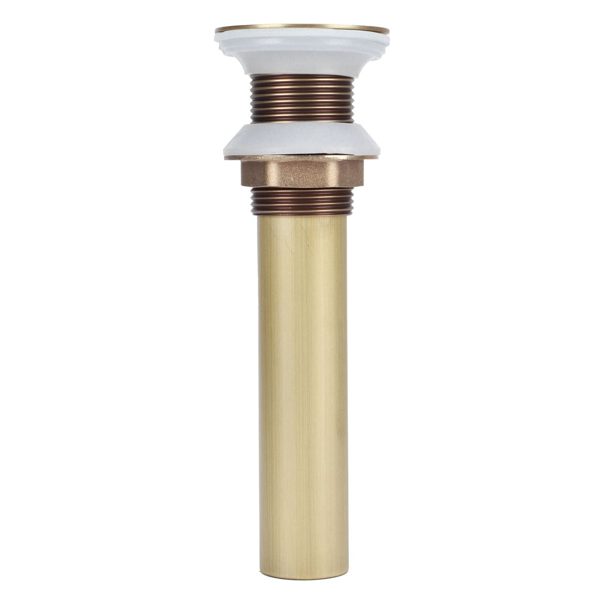 Sink Drain NonOverflow AntiClog Bathroom Wash Basin Drainer Stopper Accessory Antique(Flap without Hole )