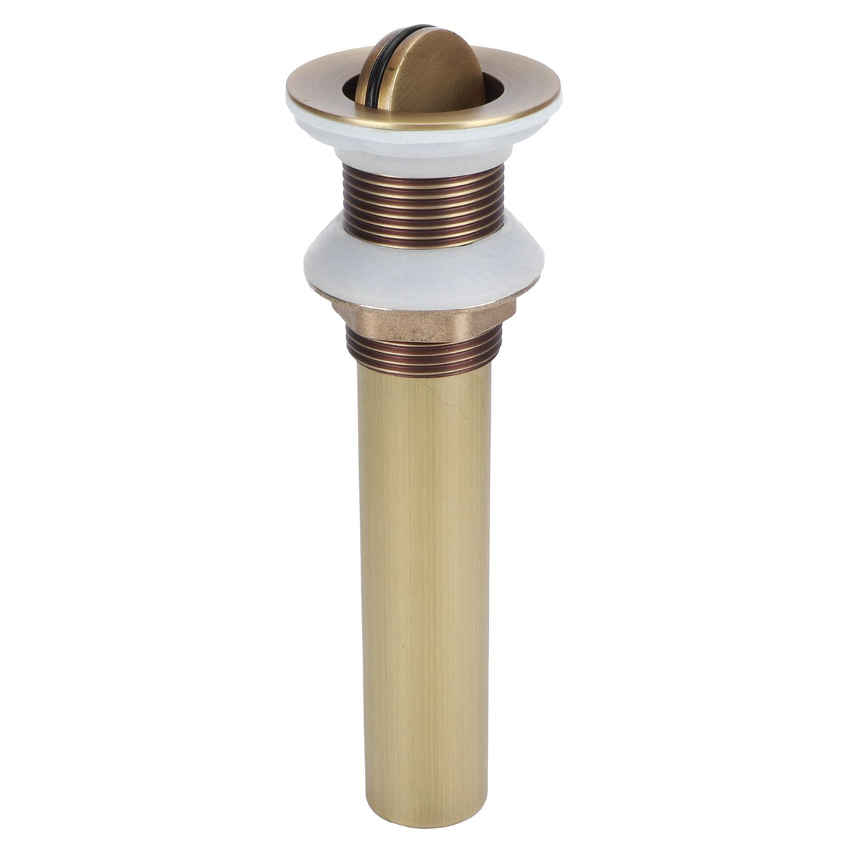 Sink Drain NonOverflow AntiClog Bathroom Wash Basin Drainer Stopper Accessory Antique(Flap without Hole )