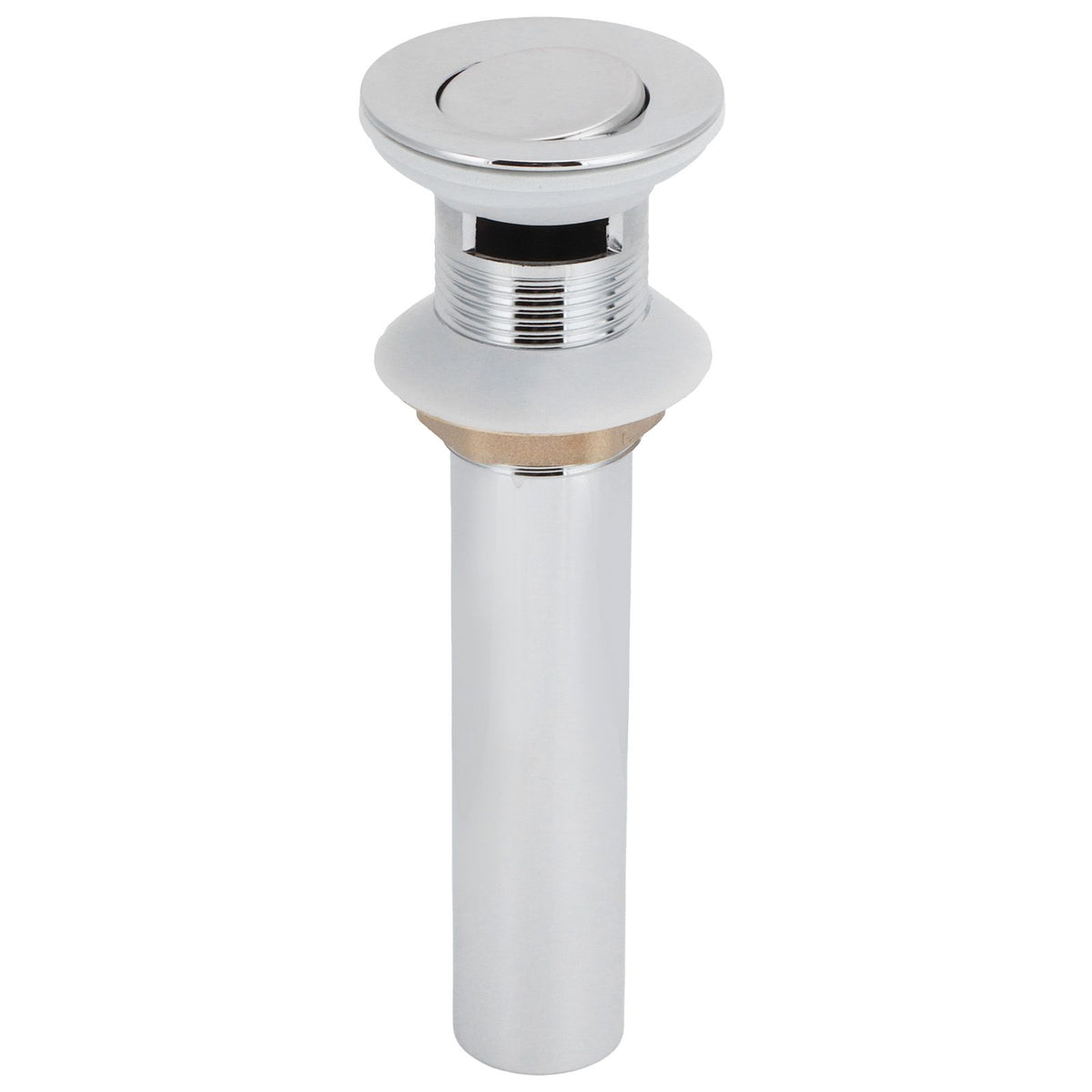 Bathroom Sink Drain Anti Clog Basin Popup Bounce Draining Stopper with Protective CoverWith Overflow Hole