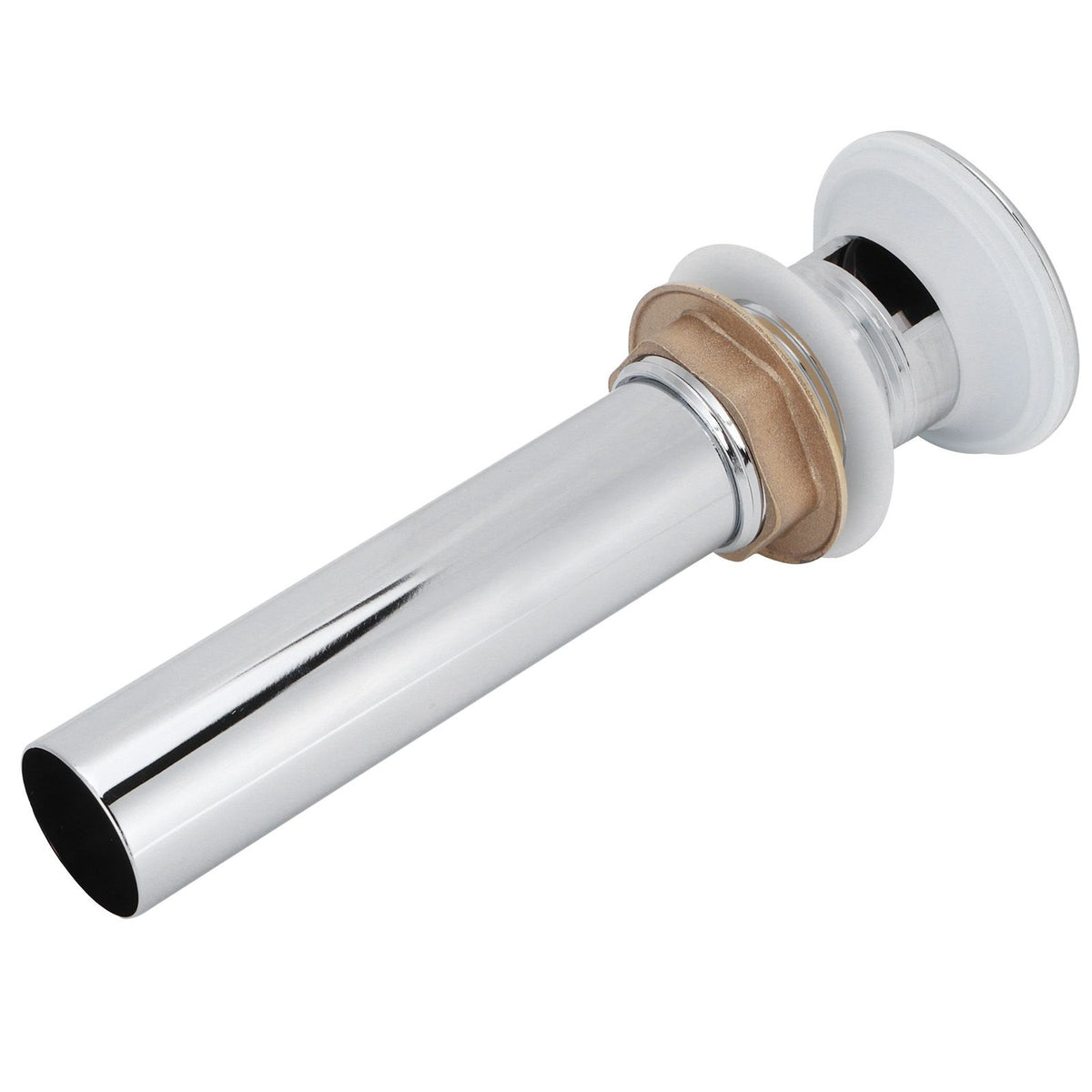 Bathroom Sink Drain Anti Clog Basin Popup Bounce Draining Stopper with Protective CoverWith Overflow Hole