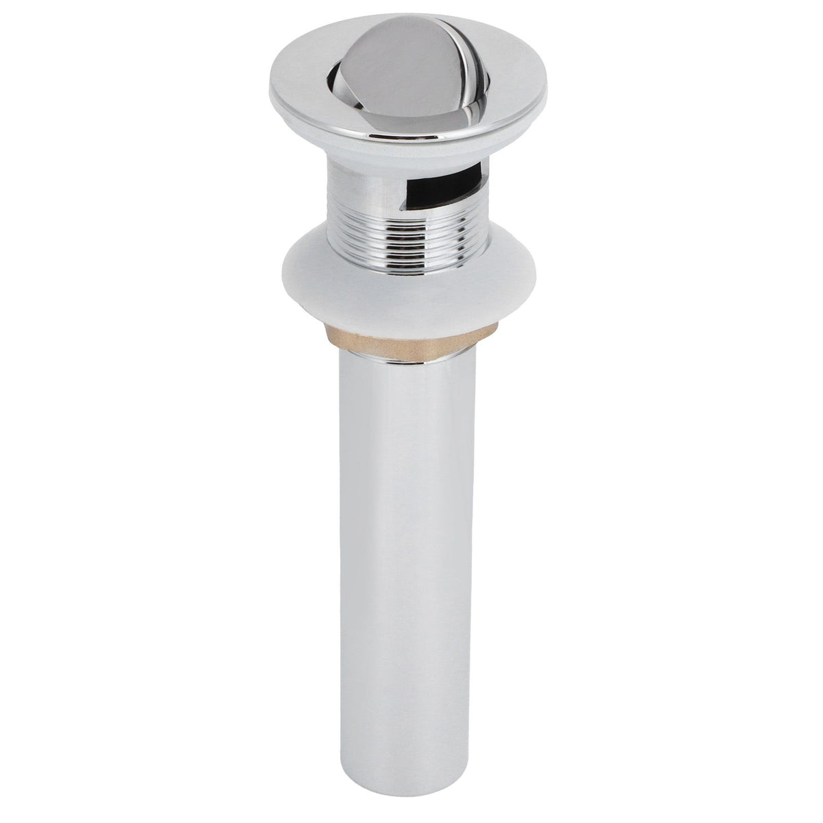 Bathroom Sink Drain Anti Clog Basin Popup Bounce Draining Stopper with Protective CoverWith Overflow Hole