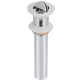 Bathroom Sink Drain Anti Clog Basin Popup Bounce Draining Stopper with Protective CoverWithout Overflow Hole