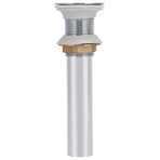 Bathroom Sink Drain Anti Clog Basin Popup Bounce Draining Stopper with Protective CoverWithout Overflow Hole