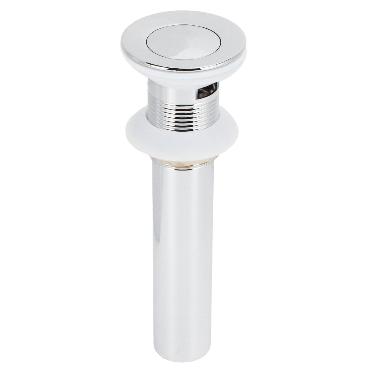 Basin Drain Sink Drain Stopper Electroplating Popup Drainer NonOverflow Bathroom Hardware(Electroplating Popup with Hole )