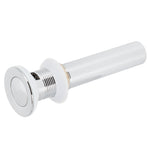 Basin Drain Sink Drain Stopper Electroplating Popup Drainer NonOverflow Bathroom Hardware(Electroplating Popup with Hole )