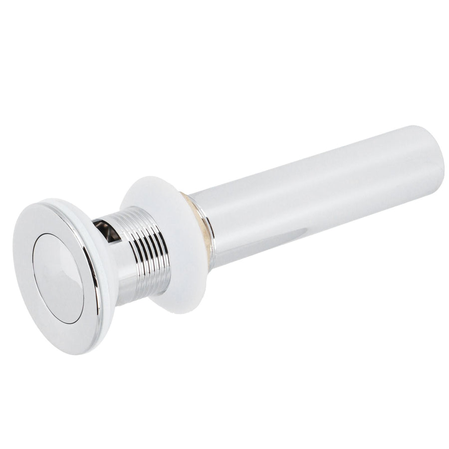 Basin Drain Sink Drain Stopper Electroplating Popup Drainer NonOverflow Bathroom Hardware(Electroplating Popup with Hole )
