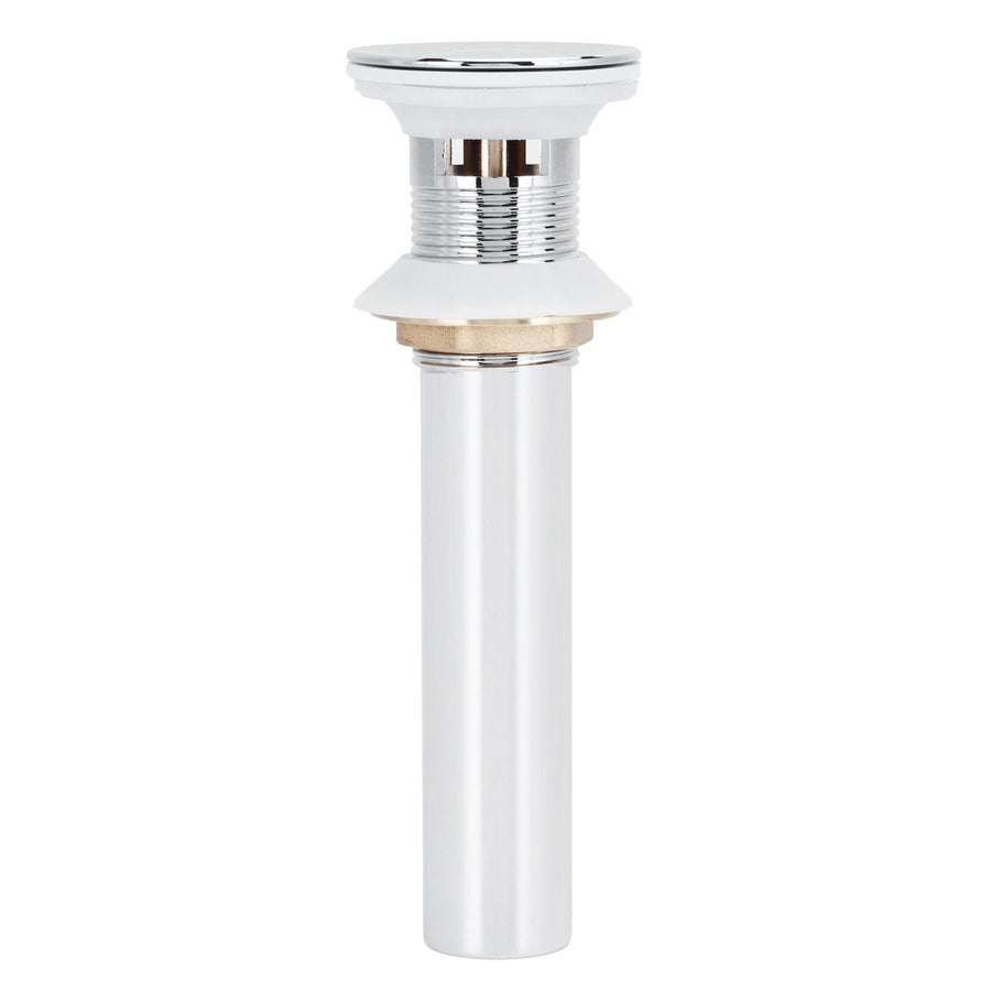 Basin Drain Sink Drain Stopper Electroplating Popup Drainer NonOverflow Bathroom Hardware(Electroplating Popup with Hole )