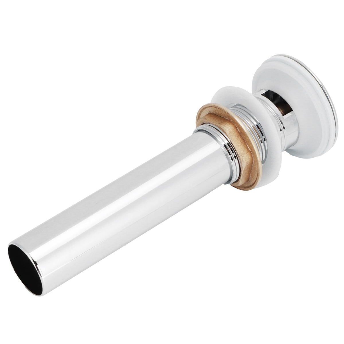 Basin Drain Sink Drain Stopper Electroplating Popup Drainer NonOverflow Bathroom Hardware(Electroplating Popup with Hole )
