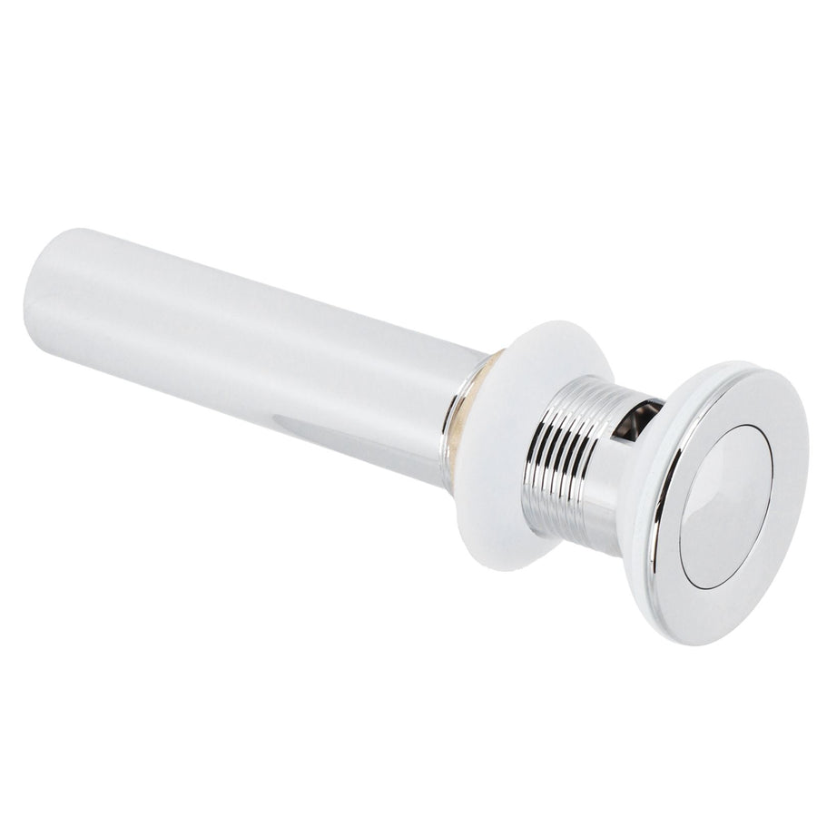 Basin Drain Sink Drain Stopper Electroplating Popup Drainer NonOverflow Bathroom Hardware(Electroplating Popup with Hole )
