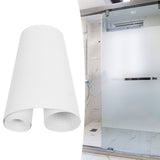 Frosted Window Film Reusable Waterproof Anti UV Window Film for Office Bathroom10m / 32.8ft x 40cm / 15.7in