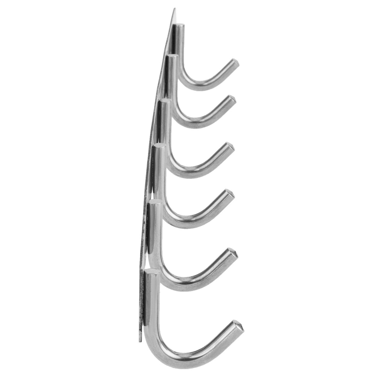 6-Hooks Bathroom Towel Hanger Kitchen Stainless Steel Hook Frame Storage Rack Organizer