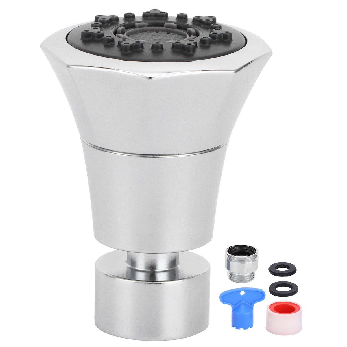 G1/2 Faucet Sprayer Head 360 Degree Rotating Filter Nozzle Replacement Kitchen Accessory