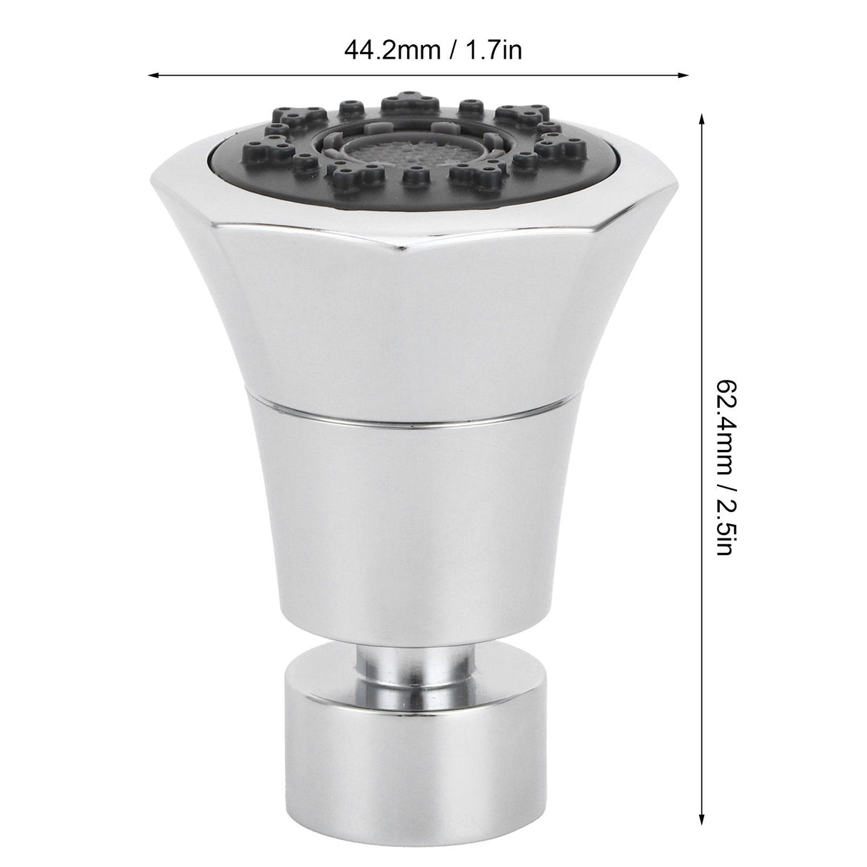 G1/2 Faucet Sprayer Head 360 Degree Rotating Filter Nozzle Replacement Kitchen Accessory