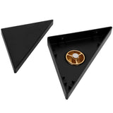 Floor Drain Set Thicken 304 Stainless Steel Concealed Triangular Sink Drain for Bathroom Black