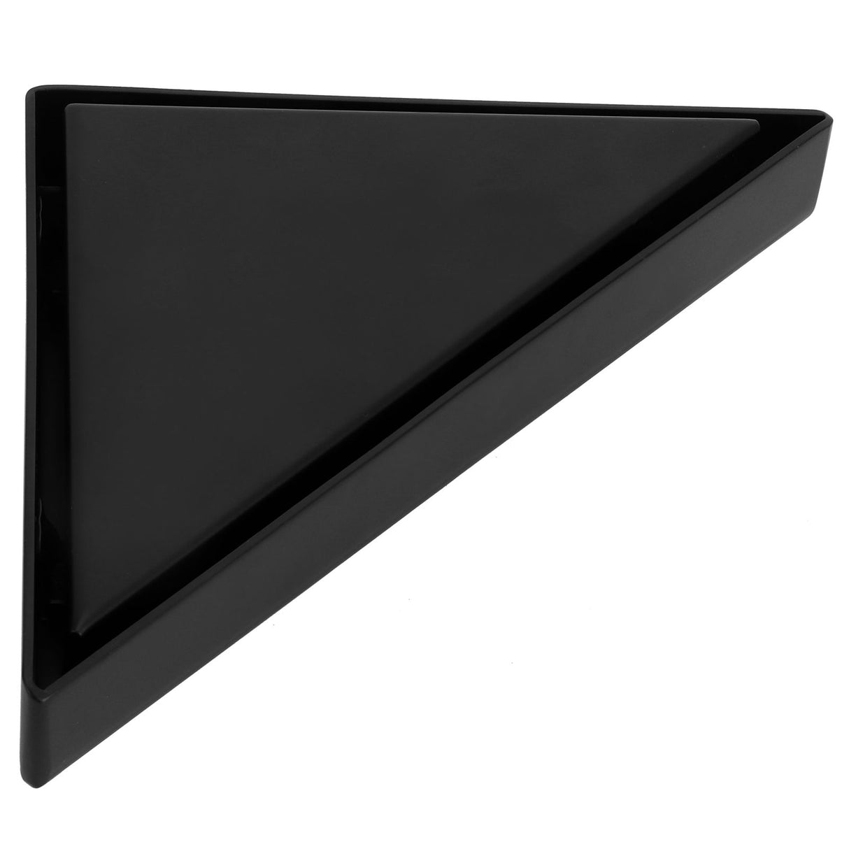 Floor Drain Set Thicken 304 Stainless Steel Concealed Triangular Sink Drain for Bathroom Black