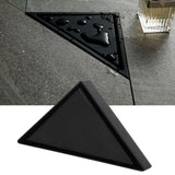 Floor Drain Set Thicken 304 Stainless Steel Concealed Triangular Sink Drain for Bathroom Black