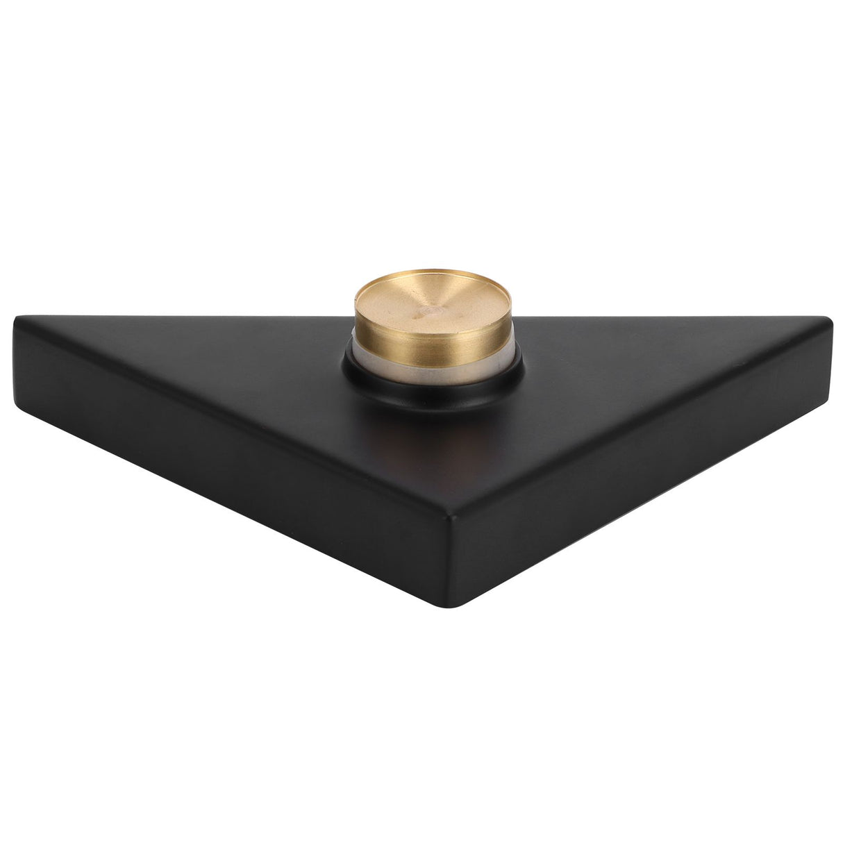 Floor Drain Set Thicken 304 Stainless Steel Concealed Triangular Sink Drain for Bathroom Black