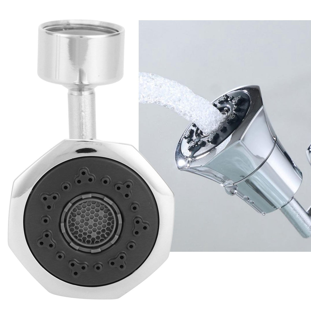G1/2 Thread Rotatable Faucet Aerator Faucet Spray Head Kitchen Tap Water Saving Nozzle