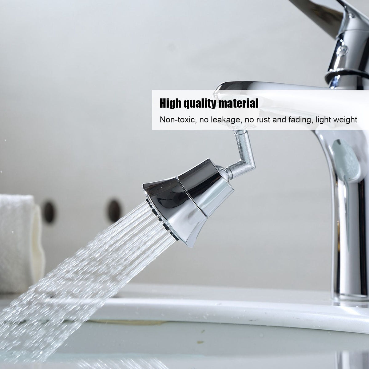 G1/2 Thread Rotatable Faucet Aerator Faucet Spray Head Kitchen Tap Water Saving Nozzle