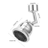 G1/2 Kitchen Sink Faucet Sprayer Water Saving Aerator Rotatable Faucet Spray Head Bubbler