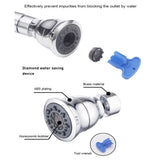G1/2 Kitchen Sink Faucet Sprayer Water Saving Aerator Rotatable Faucet Spray Head Bubbler