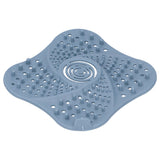 Bathroom Floor Drain Cover Hair Catcher Stopper Anti Blocking Sink Sewer Filter Blue - 45-Degree Angle