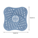 Bathroom Floor Drain Cover Hair Catcher Stopper Anti Blocking Sink Sewer Filter Blue - Extra Image