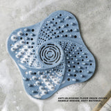 Bathroom Floor Drain Cover Hair Catcher Stopper Anti Blocking Sink Sewer Filter Blue - Extra Image