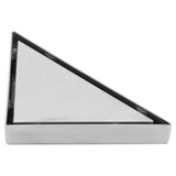 Floor Drain Set 304 Stainless Steel Triangular Corner Drain for Shower Room Bathroom