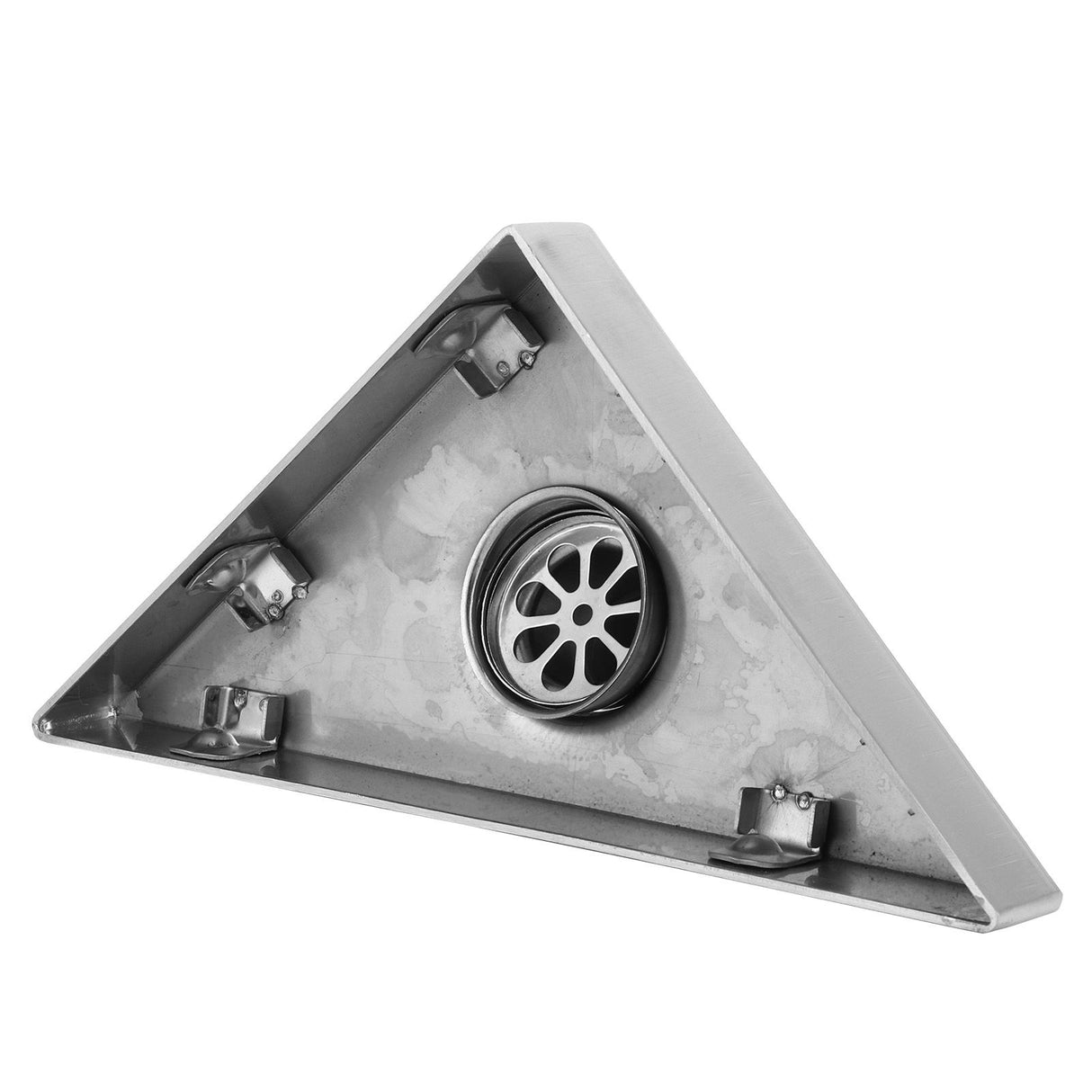 Floor Drain Set 304 Stainless Steel Triangular Corner Drain for Shower Room Bathroom